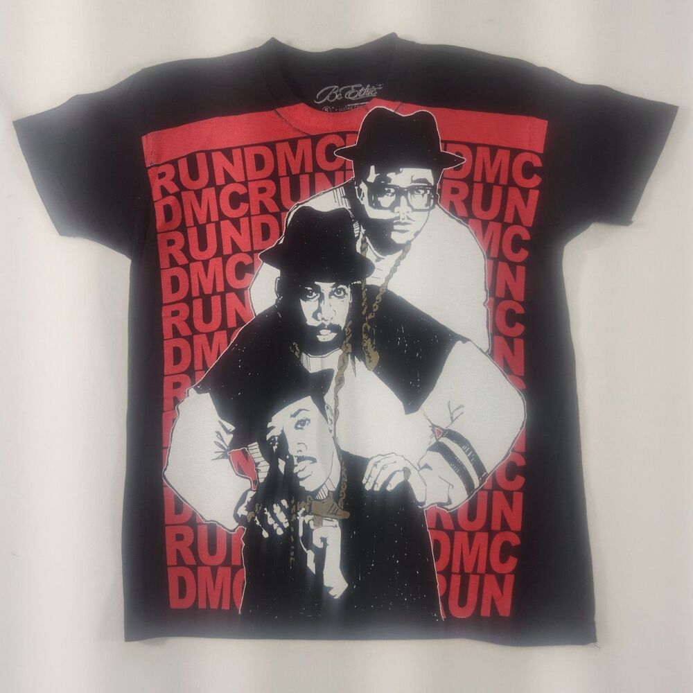 RUN DMC 2007 Graphic T-shirt Men Small White Short Sleeve Rap Music